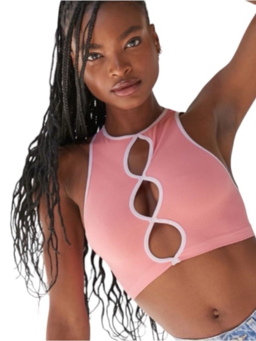 urban outfitters out from under cutout bra top size medium / large